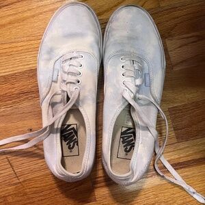Vans bleached shoes